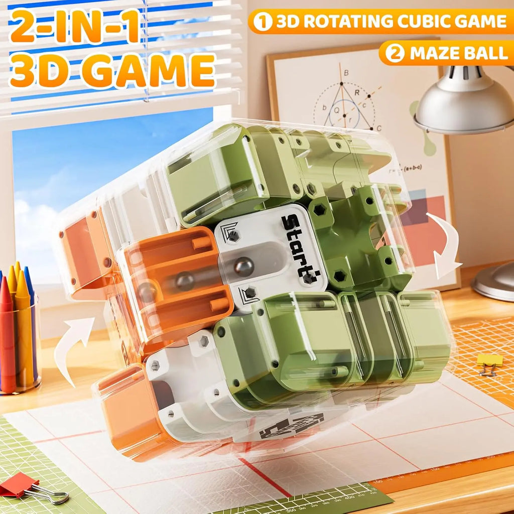 3D Labyrinth Puzzles Maze Cube