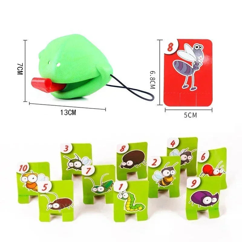 Frog Mask Wagging Tongue Lick Cards Board