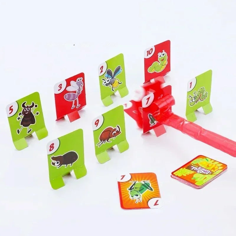 Frog Mask Wagging Tongue Lick Cards Board